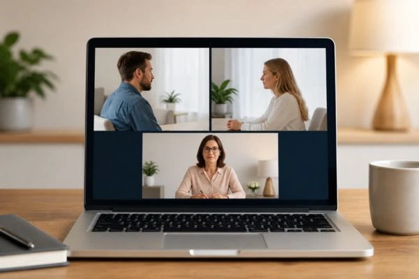 Image of online shuttle mediation Manchester